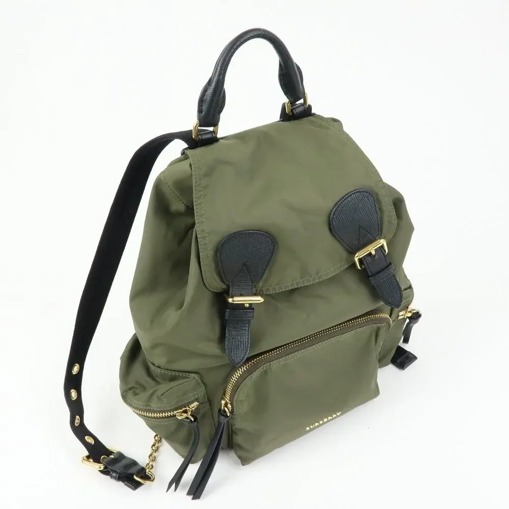 Burberry Nylon Backpack Khaki Green